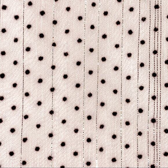 Halogen Tank Top Blush Silver Thread Polka Dot Large NEW - Picture 3 of 9